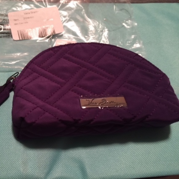 Vera Bradley Handbags - VERA BRADLEY MINI COSMETIC BAG ELDERBERRY NWT's